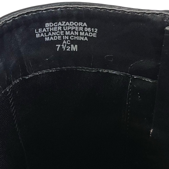 🎉 HP! ❤️ Bandolino Cazadora Black Leather Riding Boots - Picture 11 of 12